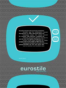 Eurostile Poster
